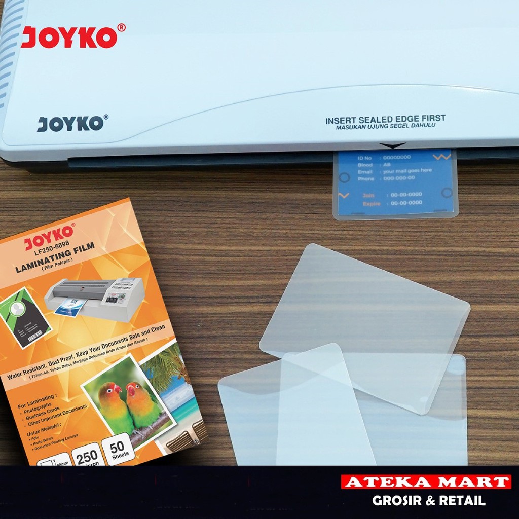 Phim Dán Joyko Laminating Lf250-6898 Ktp Bằng Nhựa