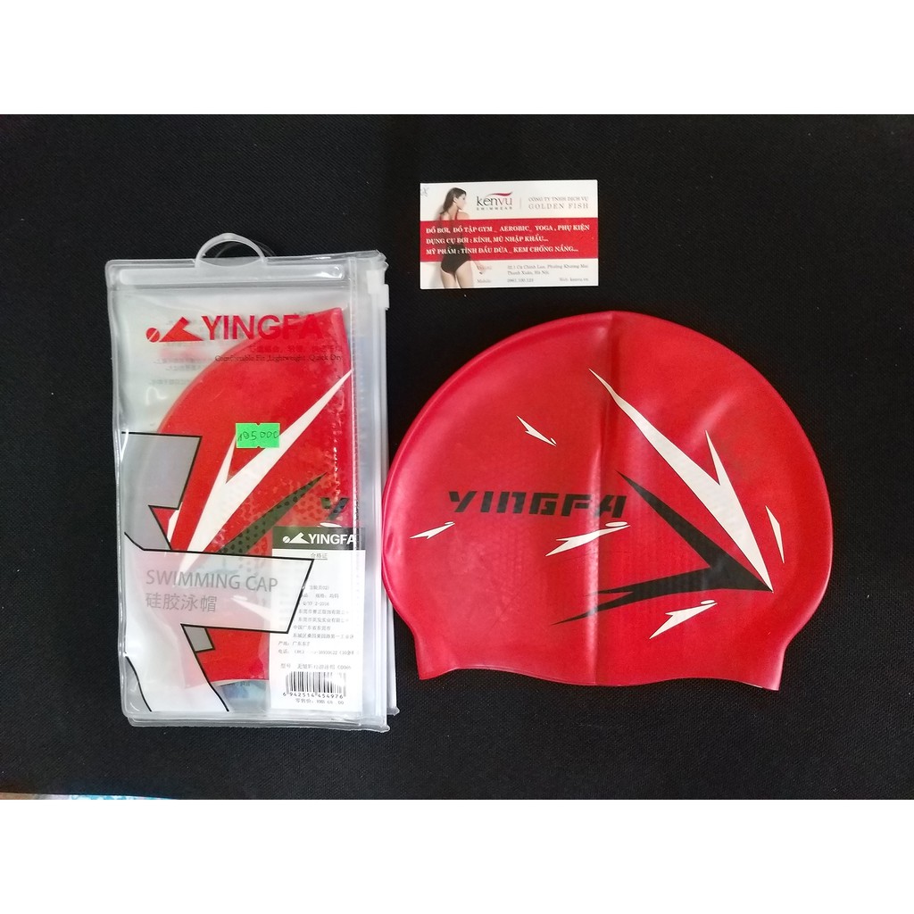 YF001-d Mũ bơi silicon sần hãng YingFa ,phù hợp cho người lớn và trẻ em chất mềm dễ đội