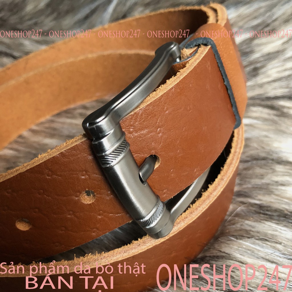 Thắt lưng Nam 100% da bò thật, dây nịt nam nguyên sợi chắc chắn bền đẹp A90TL