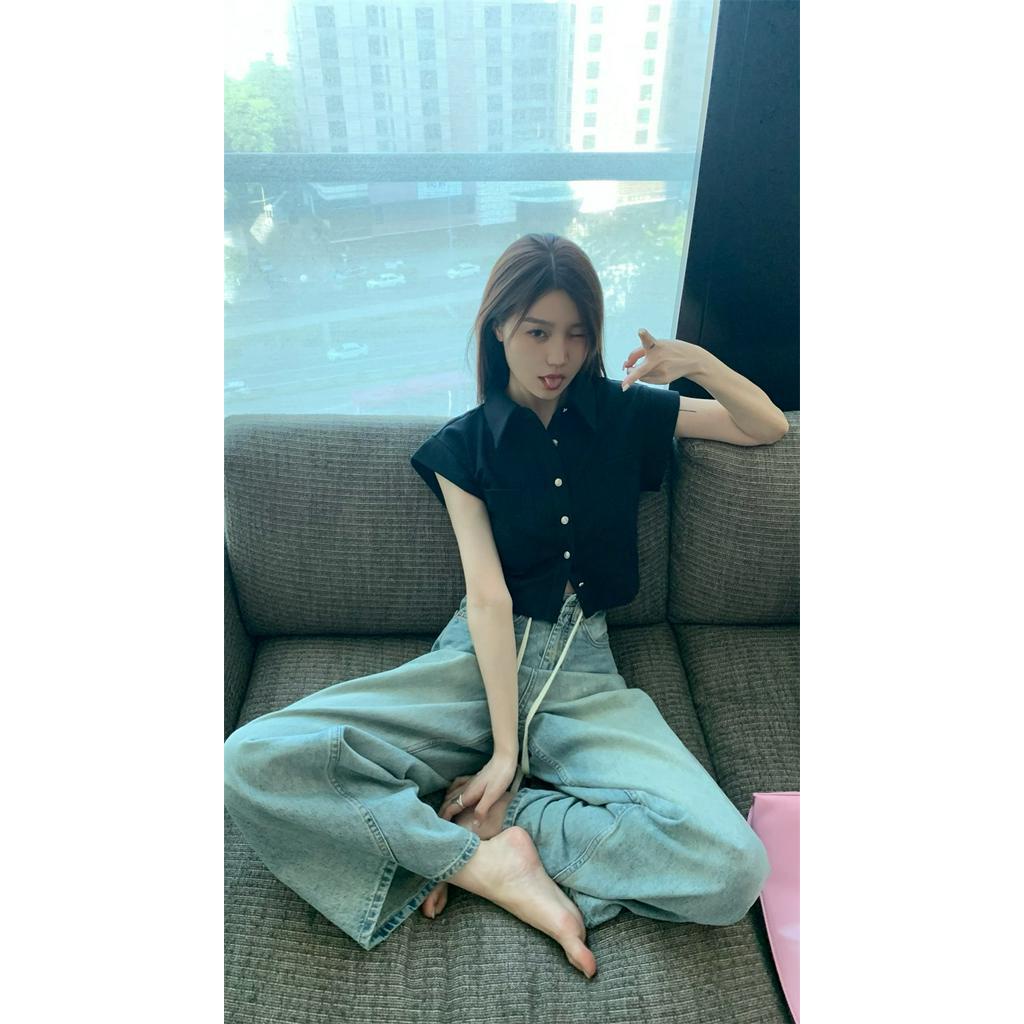 Áo Thun polo Ngắn Tay Cài Nút Thời Trang Sành Điệu 53692