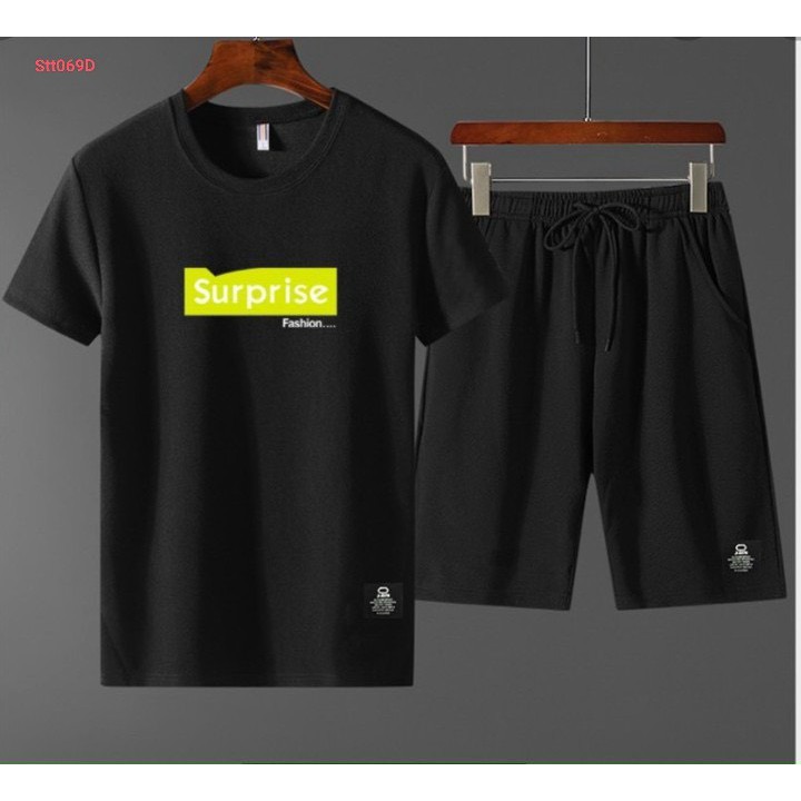 Đồ bộ nam nữ unisex mùa hè chất mè xịn co giãn 4 chiều thoáng mát (Surise)