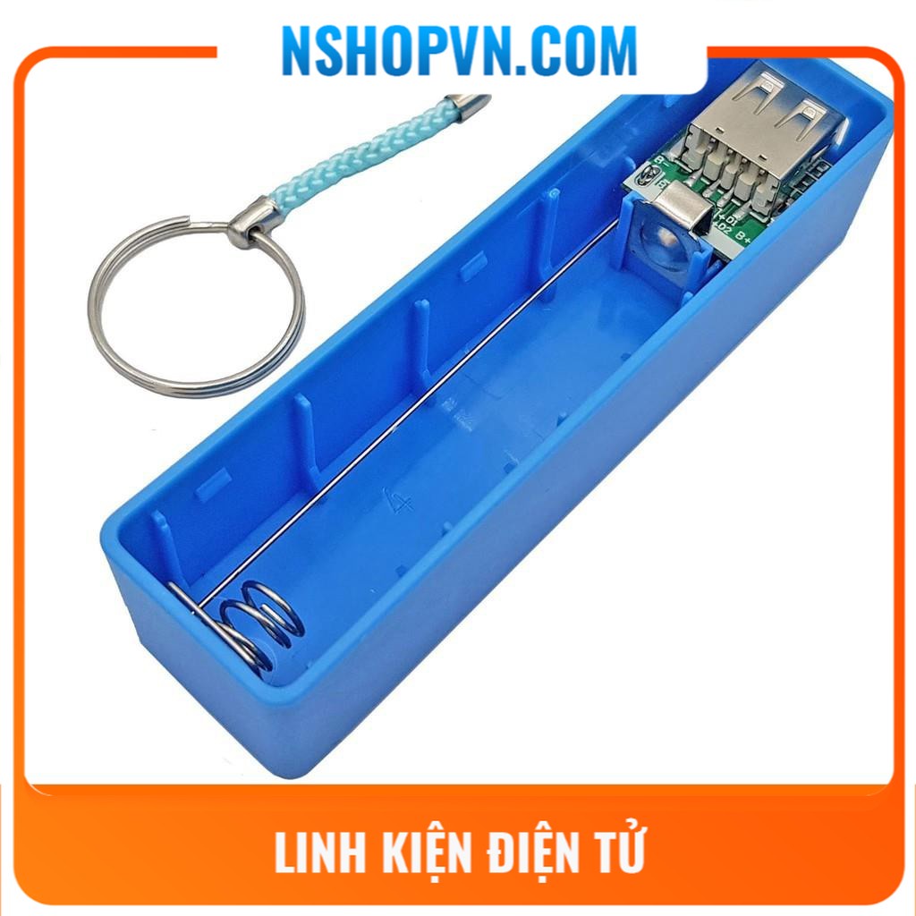 Vỏ hộp sạc dự phòng pin 18650 loại 1 pin - 2 pin - 4 pin