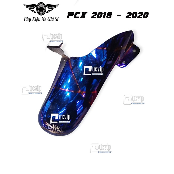 Dè Con Chắn Bùn PCX 2018 - 2020 Inox 304 Xi Titan (Hàng Cao Cấp) MS4669
