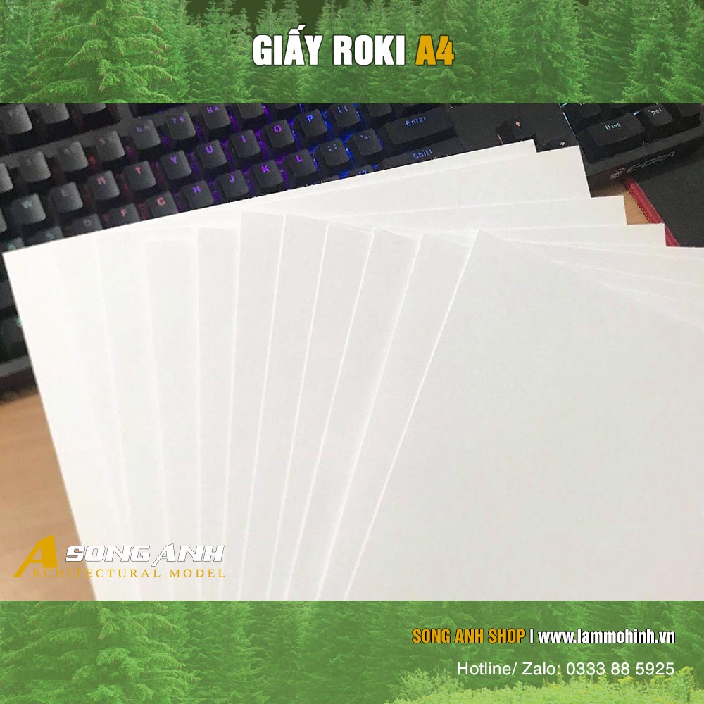 Giấy roki khổ A4