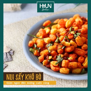 500 gram Nui sấy khô bò lá chanh thơm ngon khó cưỡng