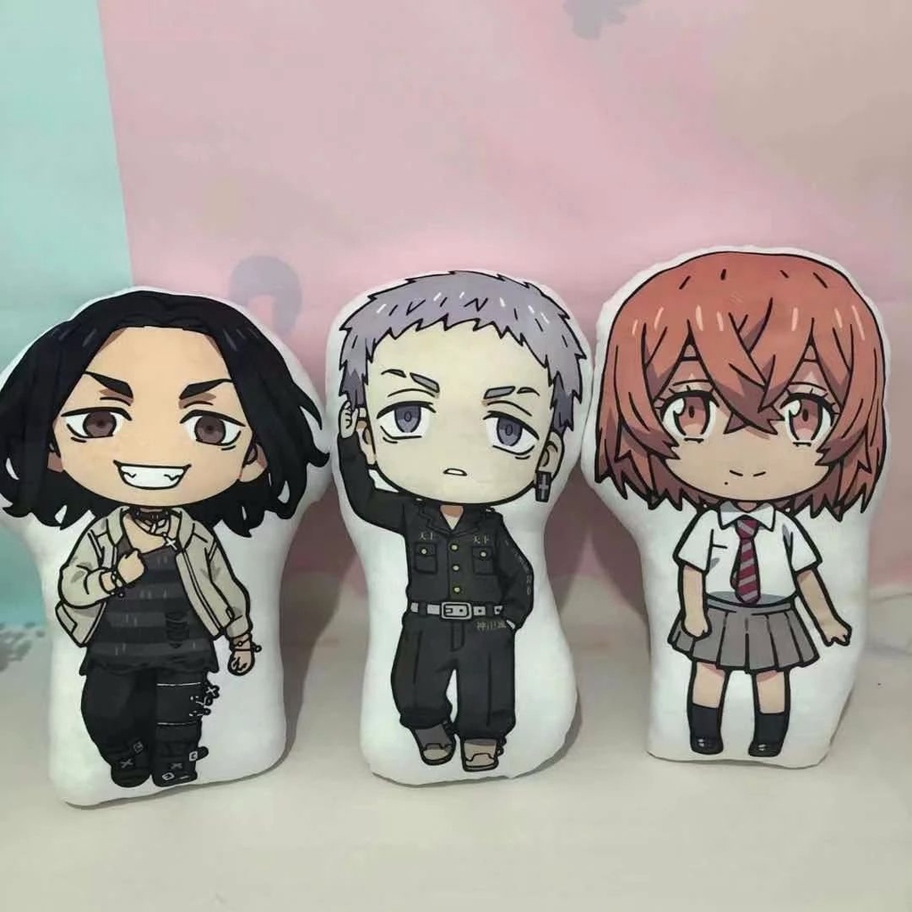 Thú Nhồi Bông Hình Nhân Vật Anime Hinata Atsushi Ken Takemichi Trong Phim Tokyo Revengers Từ PP Cotton 40cm / 10cm