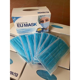 (Hộp 50 cái )khẩu trang 4 lớp