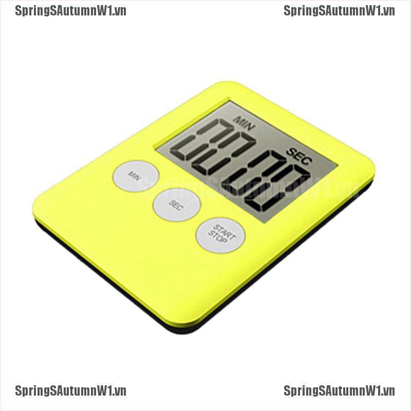 [Spring] Large LCD Digital Kitchen Cooking Timer Count Down Up Clock Alarm Magnetic [VN]