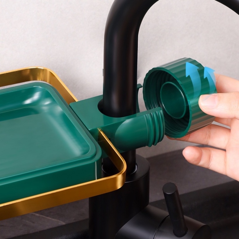 Giá Đỡ Bọt Biển Rửa Chén 21CM Có Thể Điều Chỉnh Sắp Xếp Gọn Gàng Cho Nhà Bếp Nhà Tắm