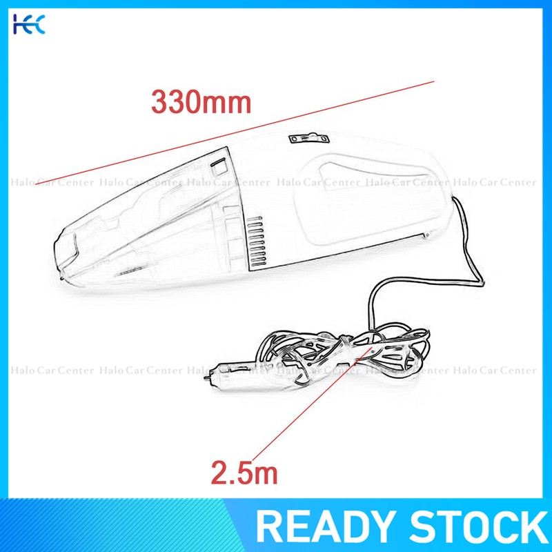 Máy hút bụi xe hơi 120W 12V công dụng kép ướt và khô lực hút mạnh chất lượng tốt