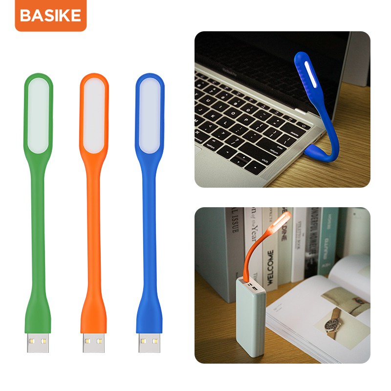 Đèn LED BASIKE DT03 USB kích thước nhỏ gọn tiện dụng