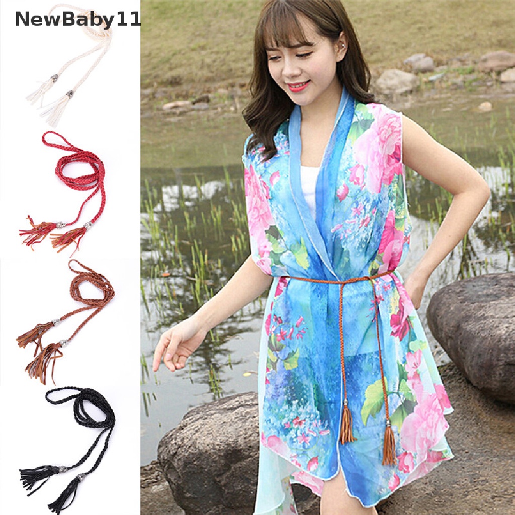 Thắt Lưng Dây Da PU Thiết Kế Đơn Giản Phong Cách Boho Cho Nữ