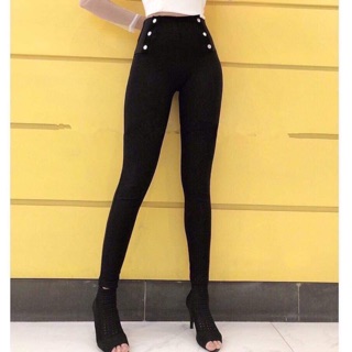 MỚI-QUẦN LEG LƯNG CAO 2 HÀNG NÚT