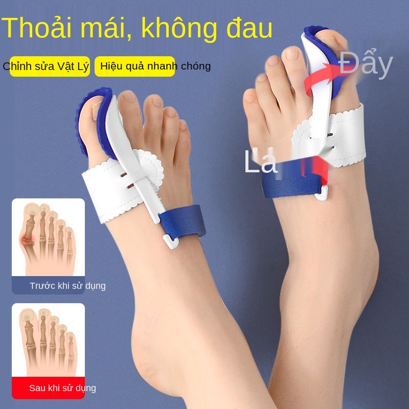 FBộ sửa ngón tay cái valgus, chân, cải thiện bàn chân to, và chẻ, nam nữ đều có thể đi giày cả ngày lẫn đêm