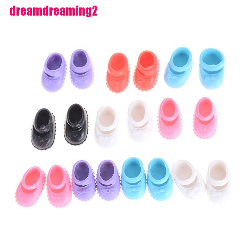 Bộ 5 Đôi Giày Múa Ba Lê Đế Bằng 12cm Nhiều Màu Sắc Dễ Thương