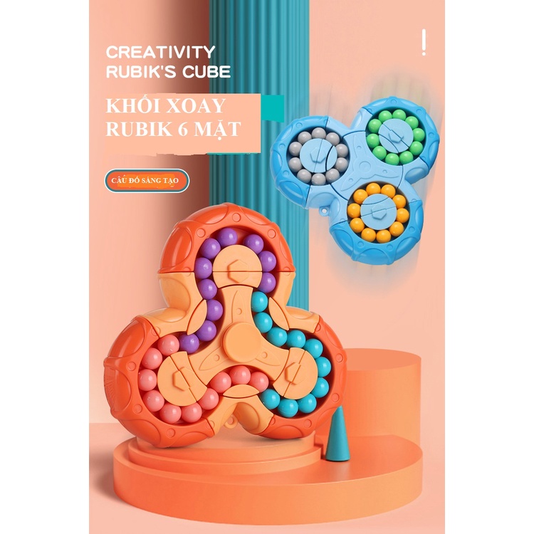 Đồ chơi Khối Rubik Sáng Tạo Phiên Bản Mới Đồ Chơi Rèn Luyện Trí Não Giúp Bé Thông Minh, Đồ chơi Rubik 6 mặt Chất Lượng