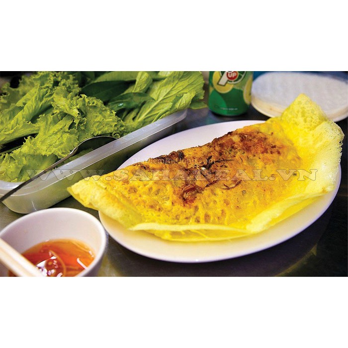 Chảo Gang làm Bánh Xèo Khuôn Bánh Xèo Hàng VNXK, Có lớp phủ chống dính Loại cao cấp