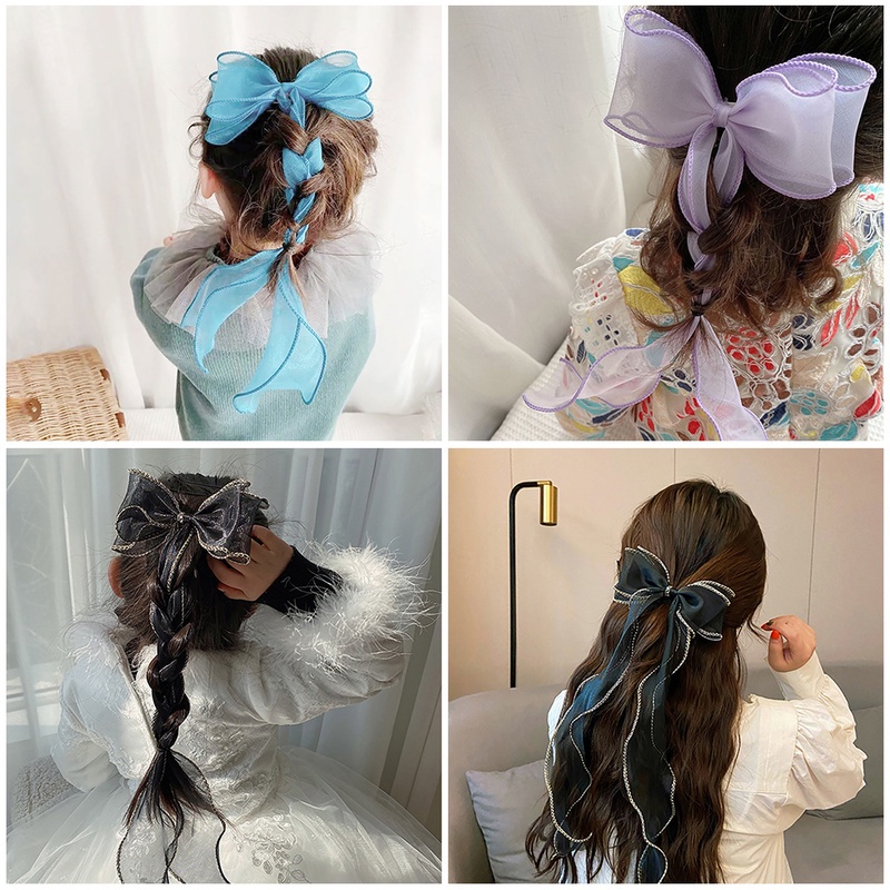 Cuộn Ruy Băng Organza Màu Trơn 40mm Dùng Trang Trí Bó Hoa / Tiệc Cưới DIY