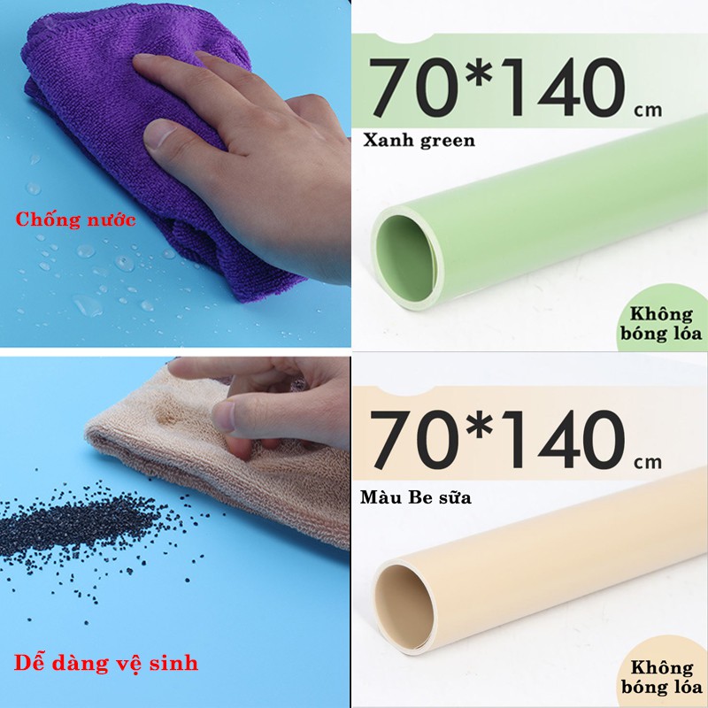 Xả hàng - Phông nền nhựa PVC trơn chụp ảnh sản phẩm phong cách hàn quốc instagram