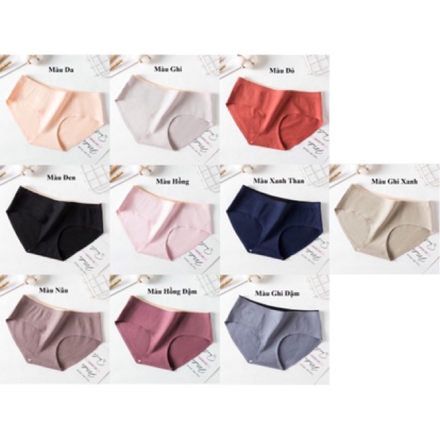 Quần lót cotton không đường may chống viêm nhiễm CT01