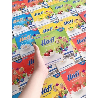 Sữa chua hoff đủ vị dâu, chuối, táo, trắng (date T3/2023)