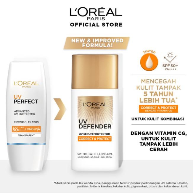 Kem Chống Nắng L'oreal Bảo Vệ Da Suôt 12h UV Perfect Loreal Paris