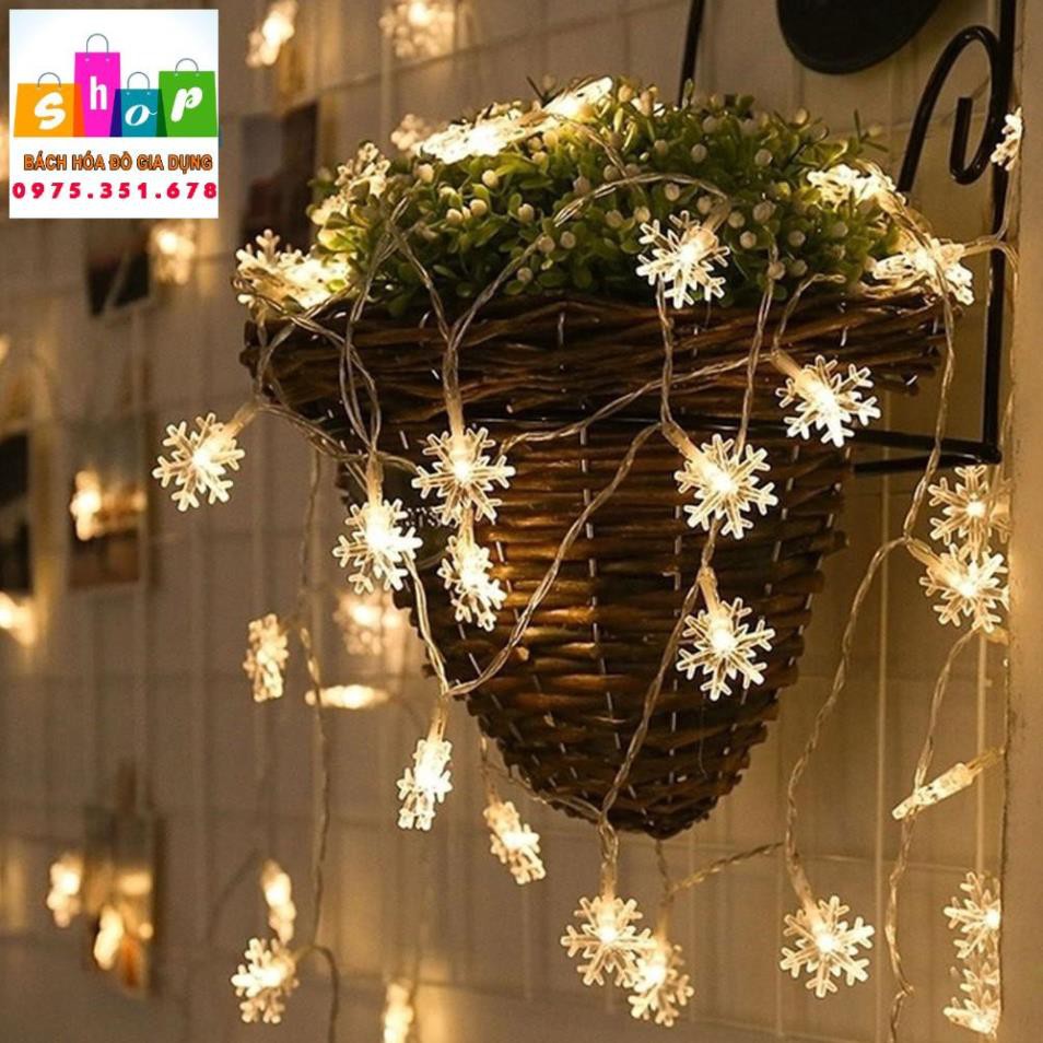 Dây đèn led nhấp nháy hình bông tuyết/Hình cây thông/ Đèn trang trí Noel/-Giadung24h