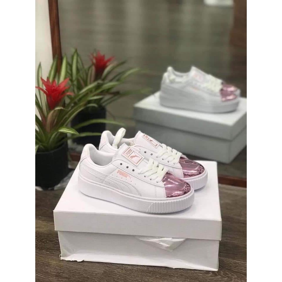 [𝗕𝗮́𝗻 𝗹𝗼̂̃ 𝘃𝗼̂́𝗻] Giày Thể Thao,Giày Sneaker,Giày 𝐏𝐮𝐦𝐚 mũi hồng [bản trung]