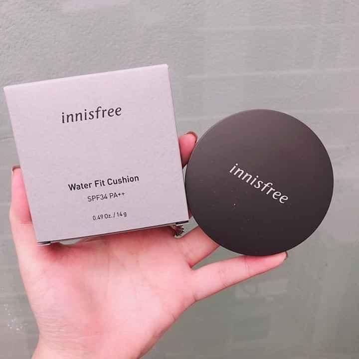 [Cam kết chính hãng] Phấn Nước Che Phủ Cao, Dưỡng Ẩm, Cho Lớp Nền Rạng Rỡ Innisfree Water Fit Cushion