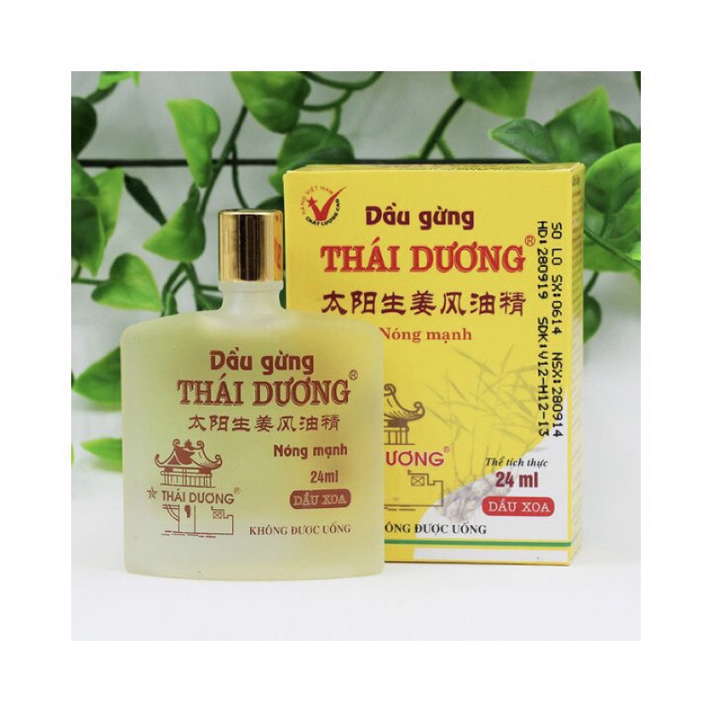 DẦU GỪNG THÁI DƯƠNG