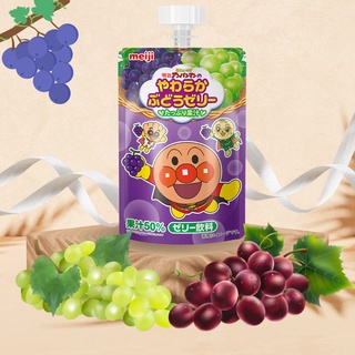 Thạch Trái Cây Meiji Chú Hề Anpanman Các Vị Cho Bé Tập Ăn Dặm