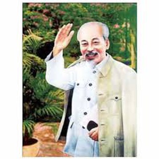 Tranh đính đá bác hồ kích thước 53×70cm