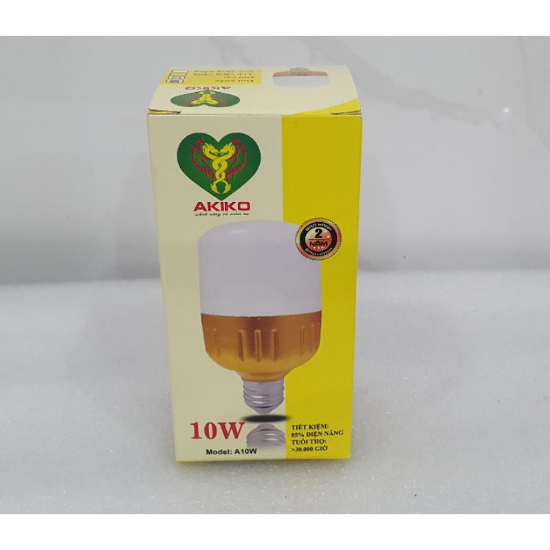 Bóng đèn Led trụ Buld 10W AKIKO siêu sáng.BH 2 NĂM