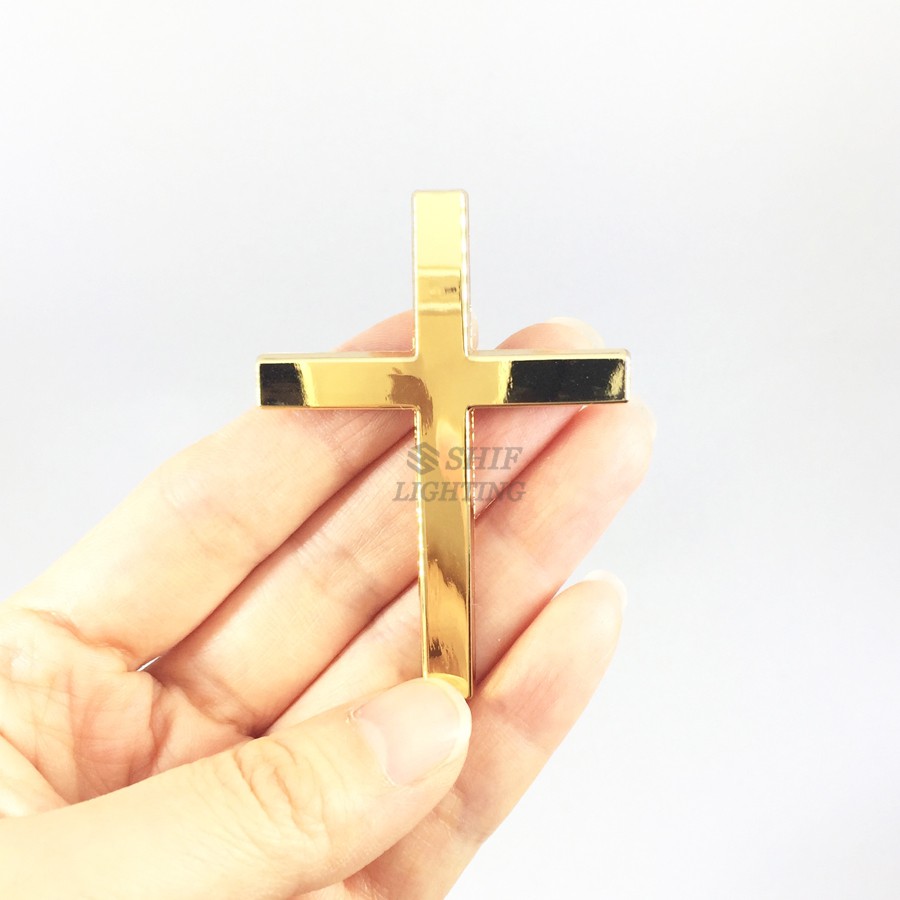 Miếng dán kim loại trang trí thân xe hơi/xe tải hình chữ thập