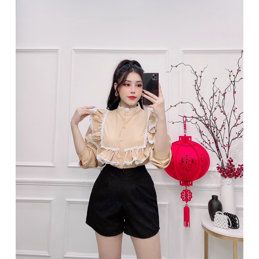 [Mã FAMARAL2 giảm 10K đơn 50K] Set đùi nữ, set nữ quần short áo kiểu new trend đủ size S M L SKUS-12