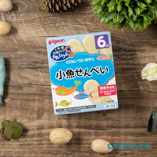 [Snack ăn dặm cho bé] Bánh Ăn Dặm Pigeon cho bé 6M+