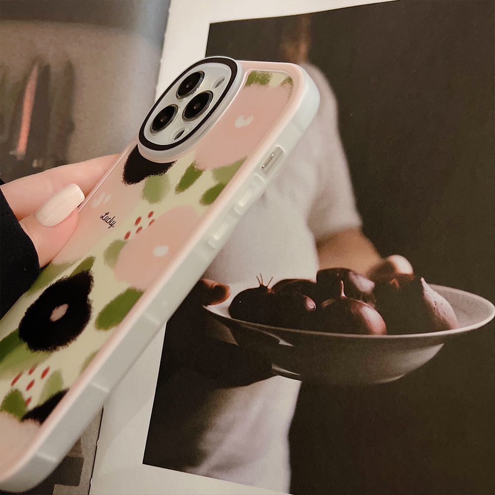 Ốp Điện Thoại TPU Mềm Chống Sốc In Hoa Cho iPhone 11 12 13 Pro max mini XS max xr 7 8 se2020 plus