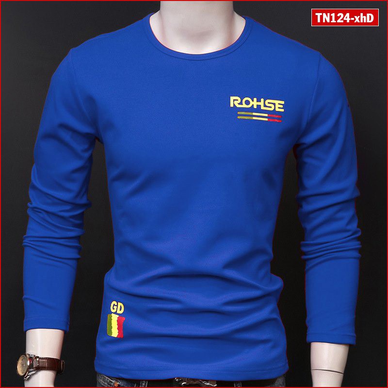 Áo thun nam tay dài ROHSE TN124 vải sợi tre tổng hợp bảo vệ môi trường | BigBuy360 - bigbuy360.vn