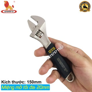 Mua Mỏ lết cán bọc nhựa cứng PVC tăng cường WYNN’S 150mm  cờ lê điều chỉnh độ mở đa năng  thép Cr-V không gỉ xỷ lý nhiệt