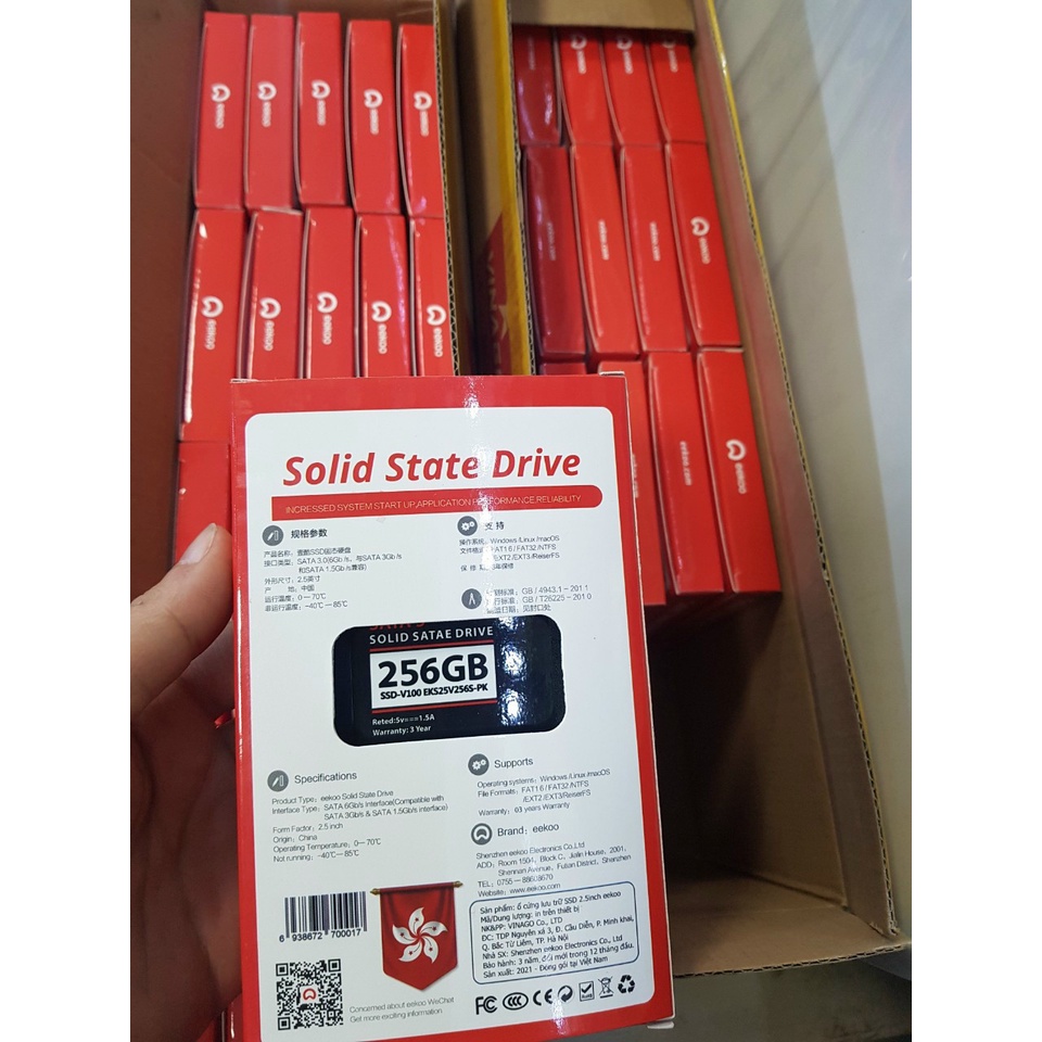 KHO BUÔN Ổ cứng SSD 256Gb EEKOO