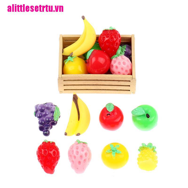 Set 5 Rau Củ Quả 1: 12 Trang Trí Nhà Búp Bê