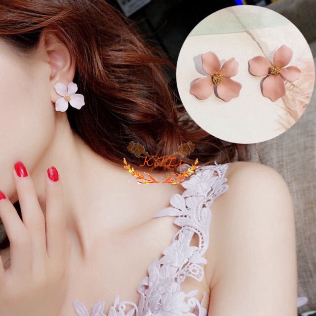 Bông Tai Hình Hoa Phong Cách Boho Thời Trang Xinh Xắn