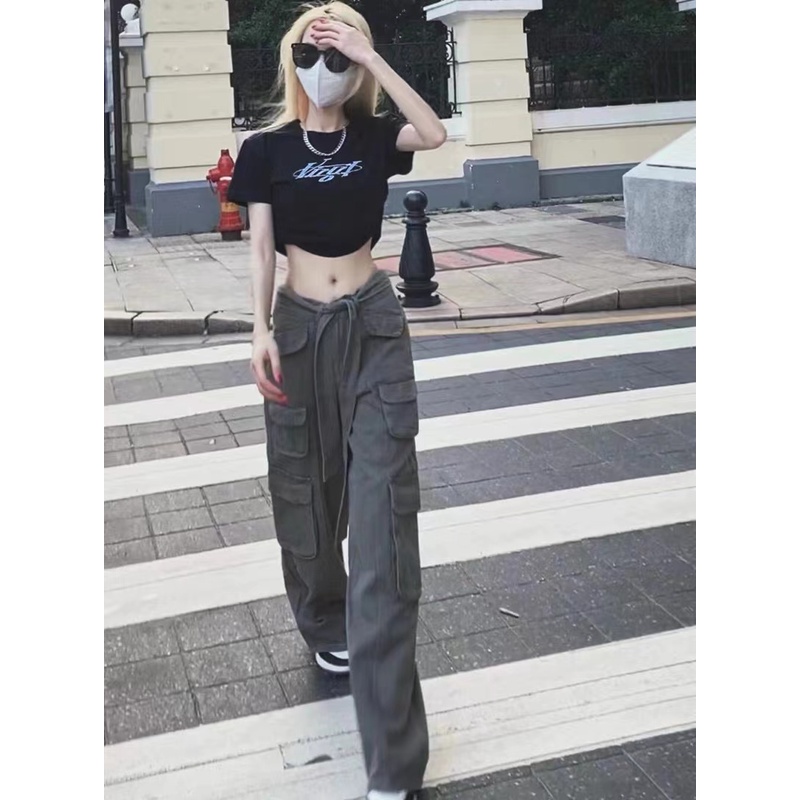 Cocory vn Áo Thun Tay Ngắn Dáng Ôm In Họa Tiết Thời Trang Mùa Hè Quyến Rũ Cho Nữ