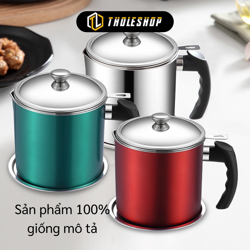 Ca Lọc Dầu - Bình Lọc, Trữ Dầu Ăn Có Lưới Lọc Cặn Bằng Thép Không Gỉ 9582