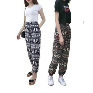 Quần dài Alibaba họa tiết