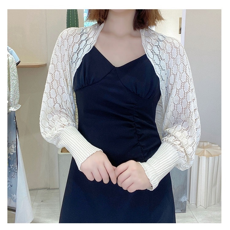 Áo Choàng Chống Nắng Tay Dài Dáng Rộng Thiết Kế Khoét Rỗng Phong Cách Sườn Xám Thời Trang Mùa Hè Cho Nữ