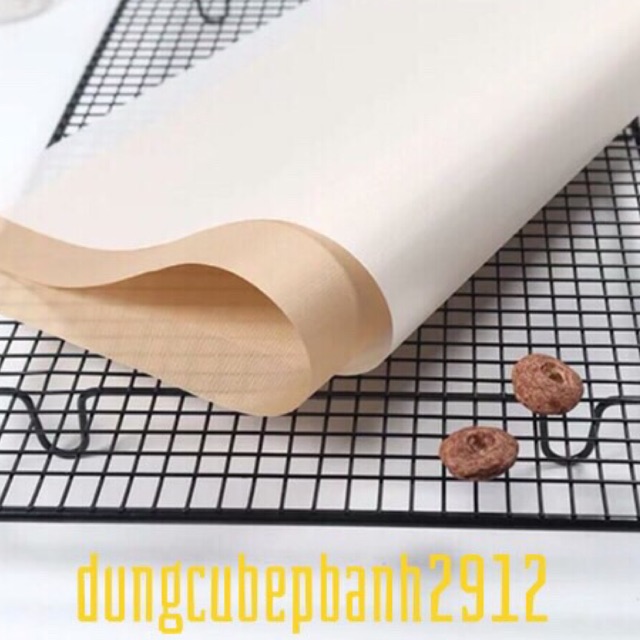 Vải nến nướng bánh chịu nhiệt 40*60cm( tái sử dụng nhiều lần)