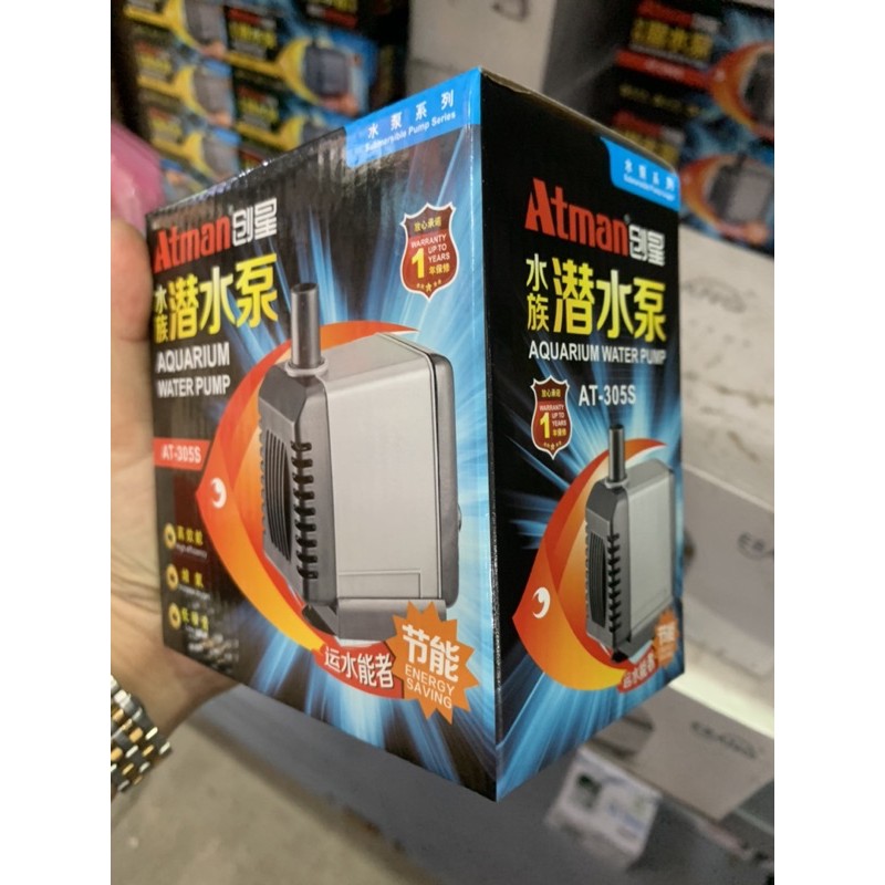 Bơm Atman 305s, 306s dùng bơm nước cho bể cá cảnh, bể thuỷ sinh