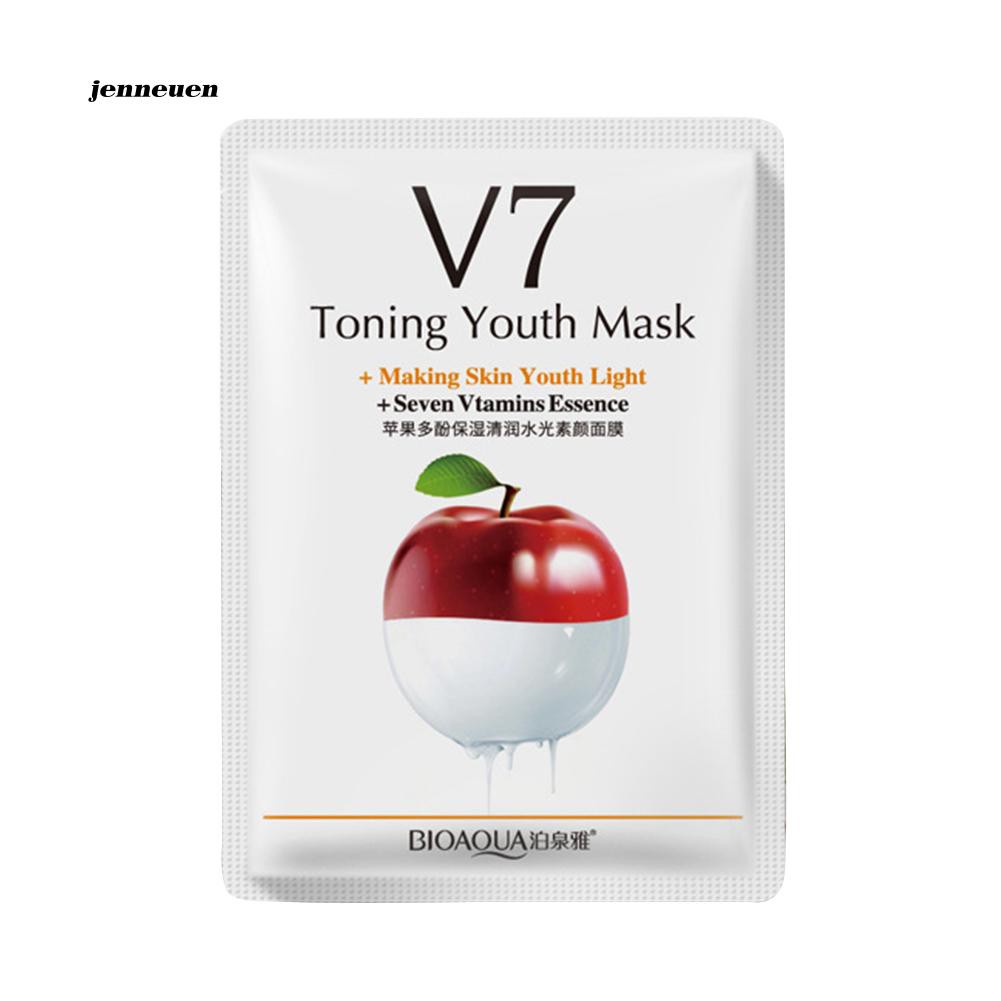 [Hàng mới về] Mặt nạ chiết xuất từ tinh chất trái cây dưỡng ẩm cấp nước chăm sóc da mặt tiện dụng'