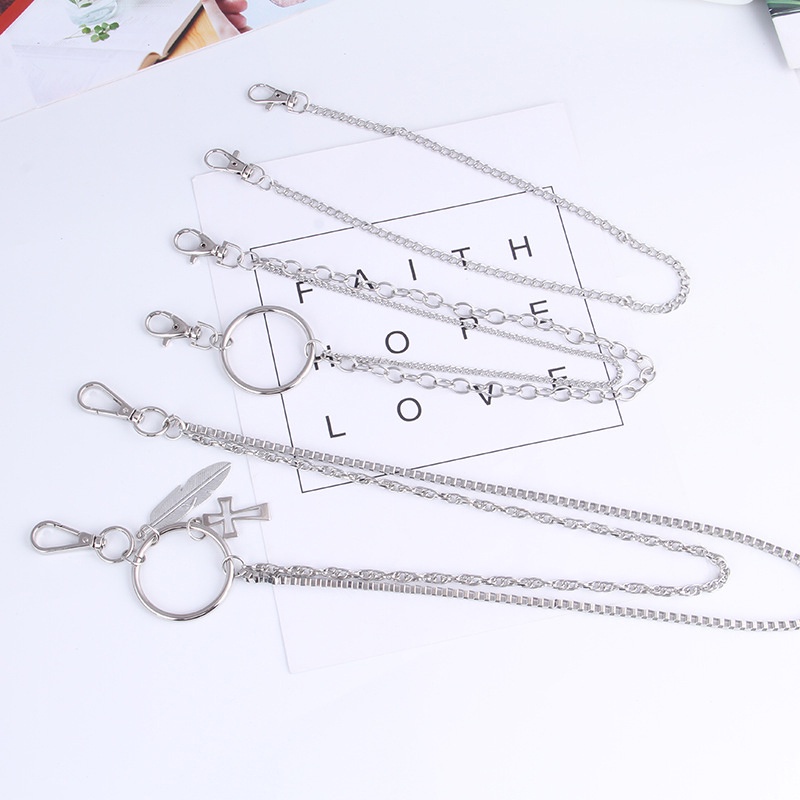 Dây Xích Đeo Thắt Lưng Quần Phong Cách hip hop Harajuku Cá Tính JP5